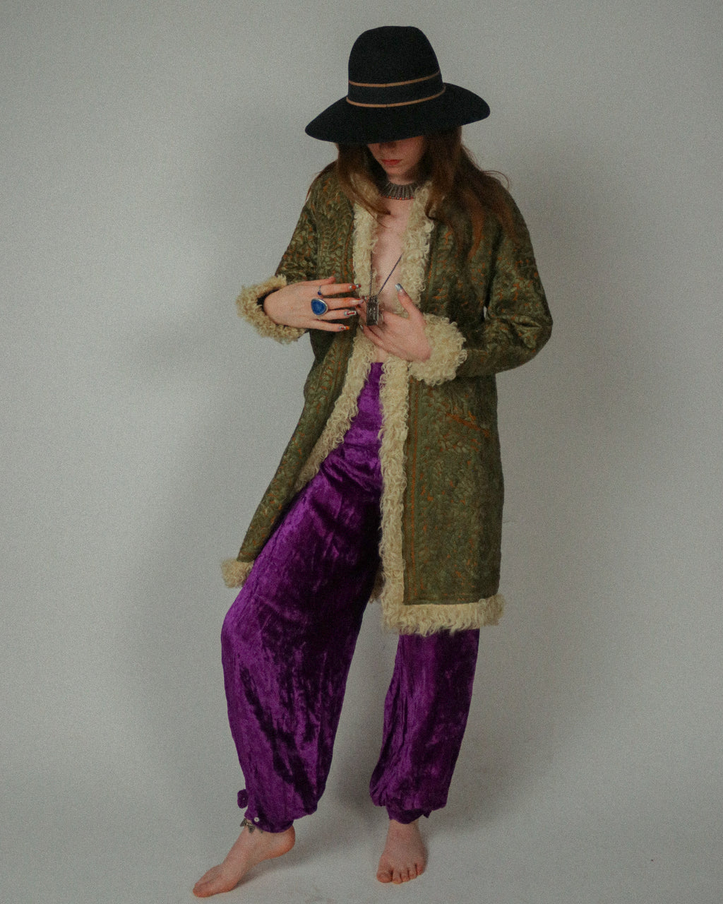 1960s Heavily Embroidered Afghan Coat