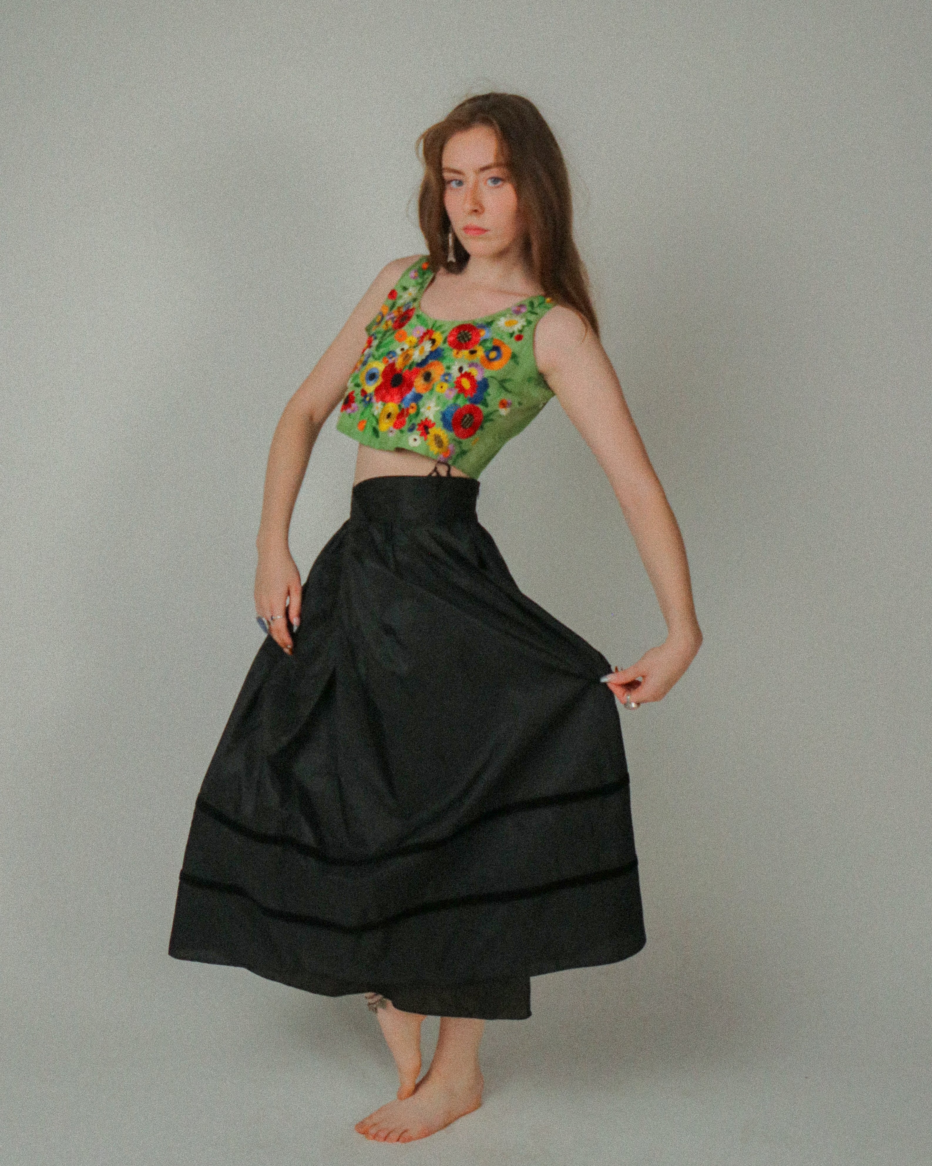 Antique Eastern European Embroidered Bodice