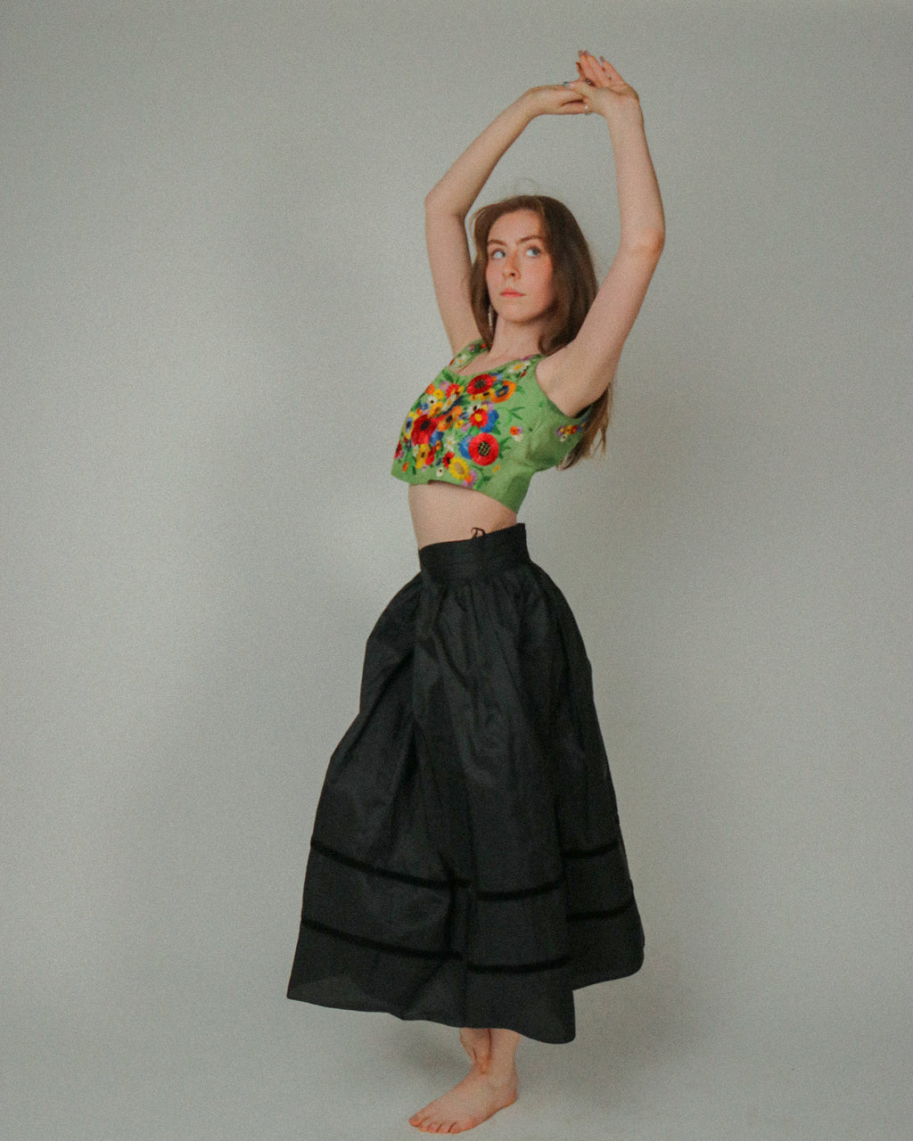 Antique Eastern European Embroidered Bodice