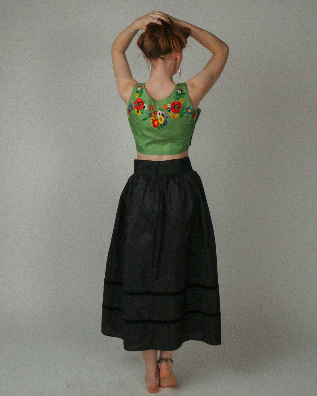 Antique Eastern European Embroidered Bodice