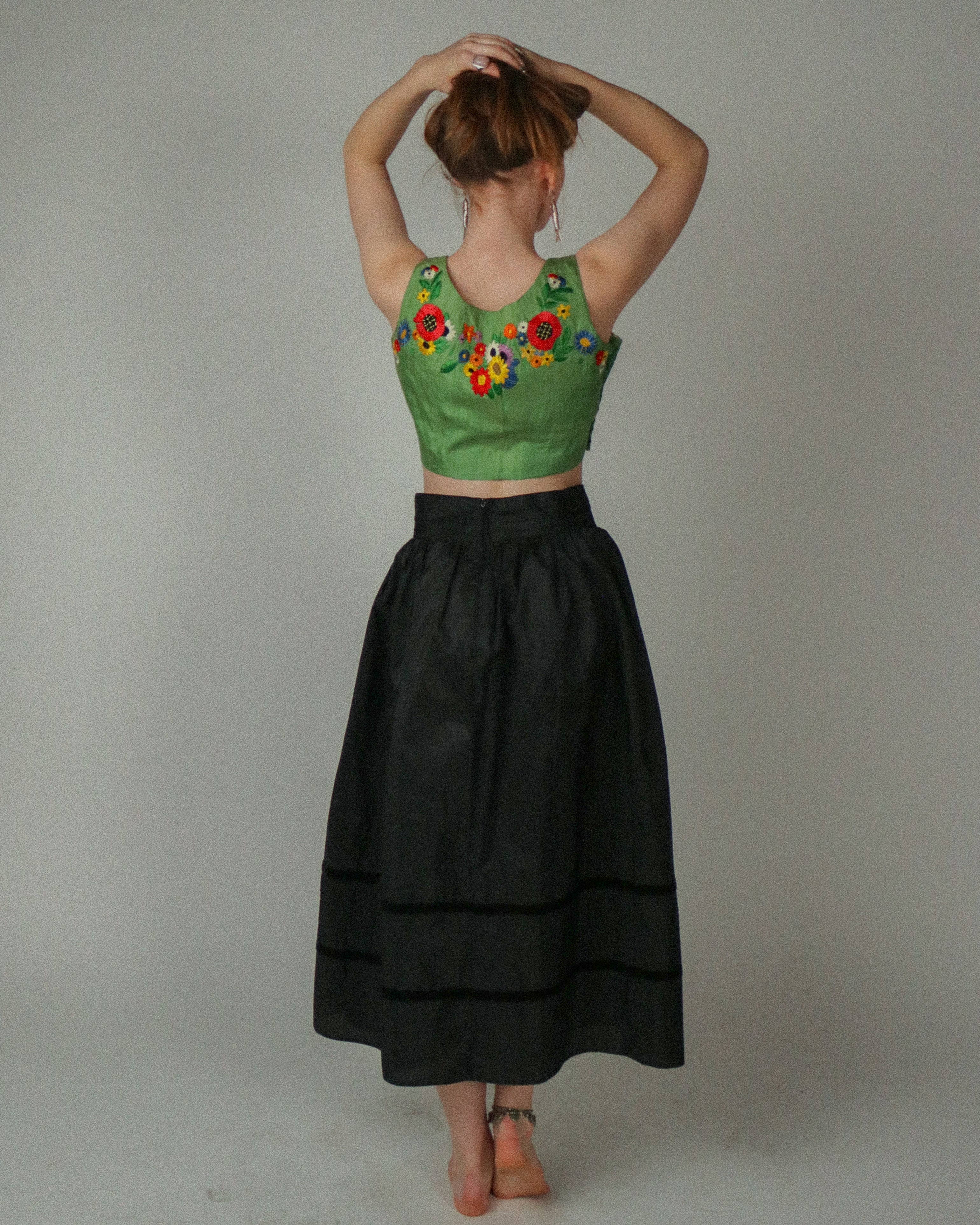 Antique Eastern European Embroidered Bodice