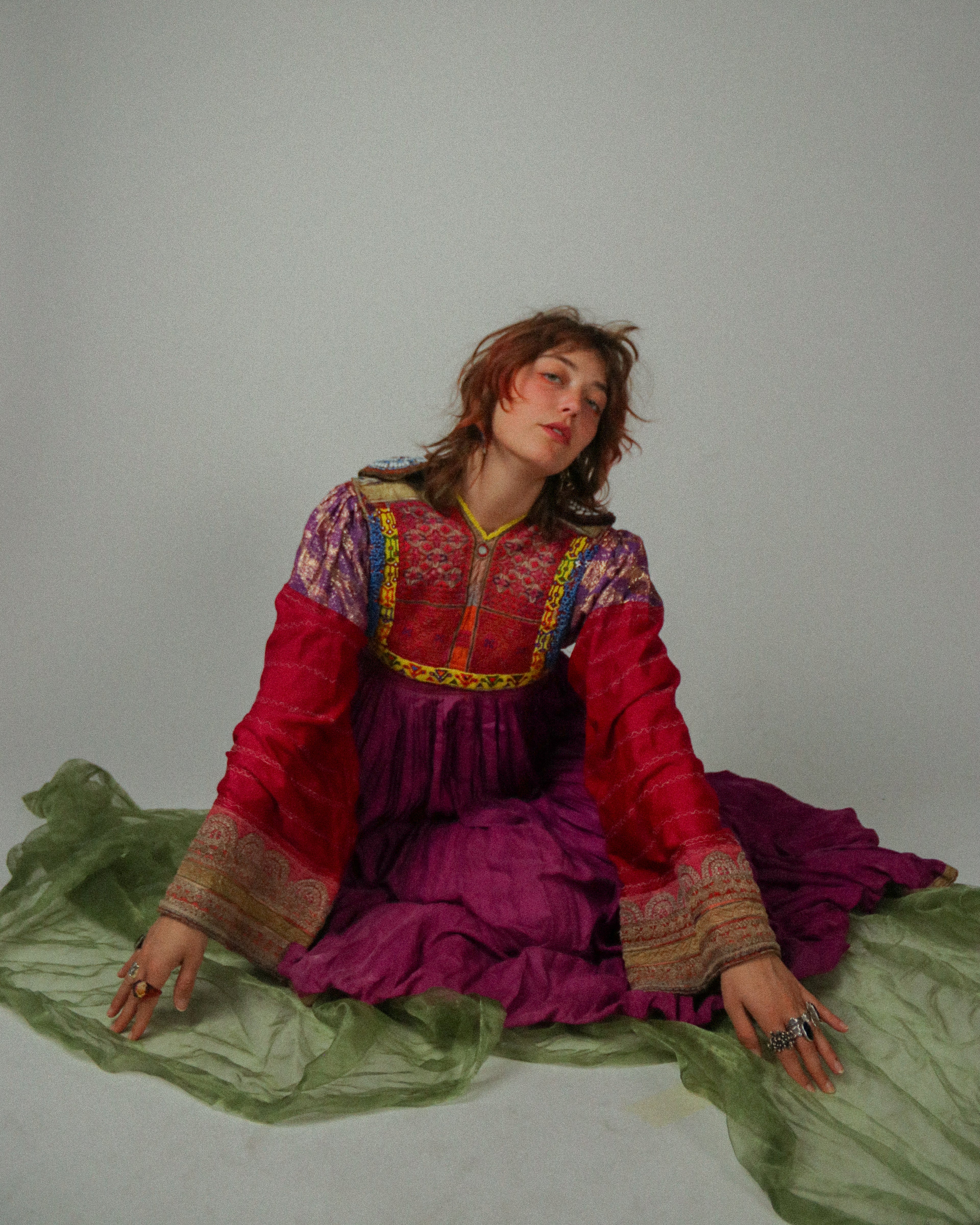 Vintage Heavily Embellished Afghan Kuchi Dress