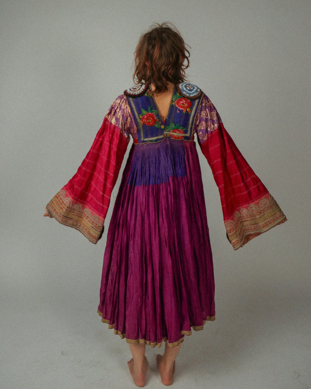 Vintage Heavily Embellished Afghan Kuchi Dress