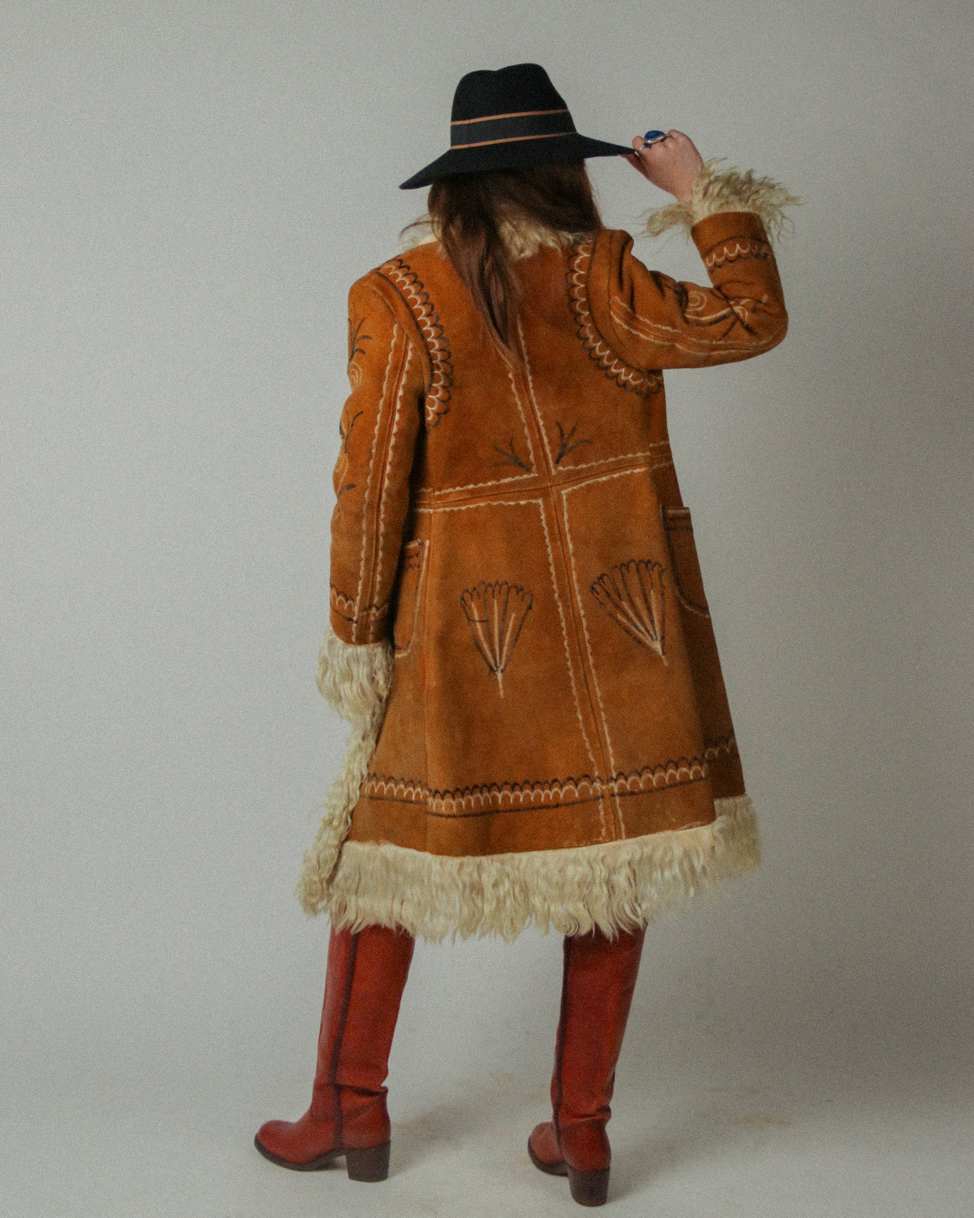 1970s Penny Lane Afghan Coat