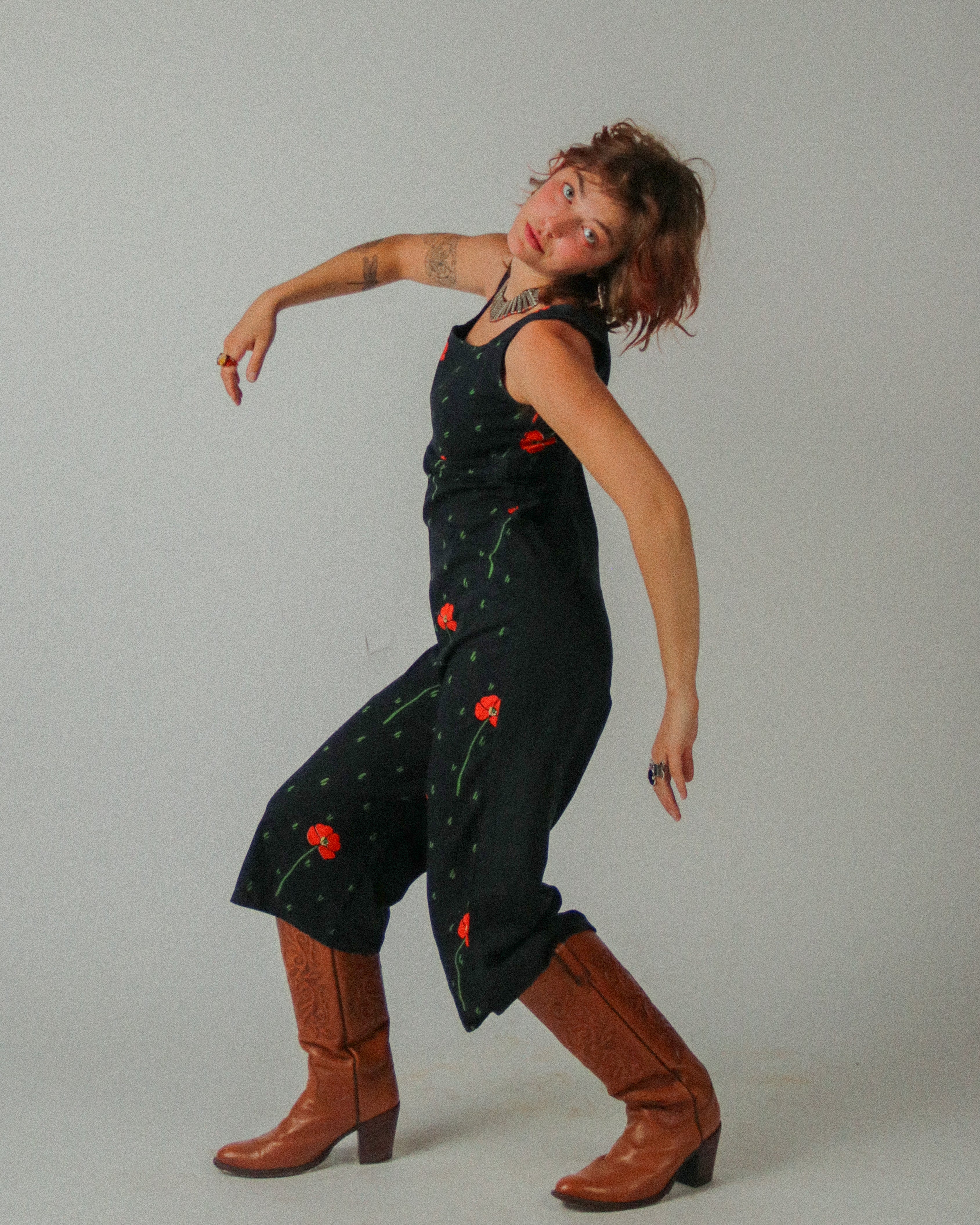 1970s Poppy Jumpsuit