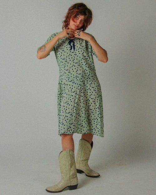 1930s Collared Day Dress