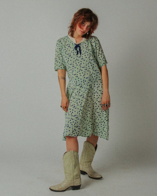 1930s Collared Day Dress
