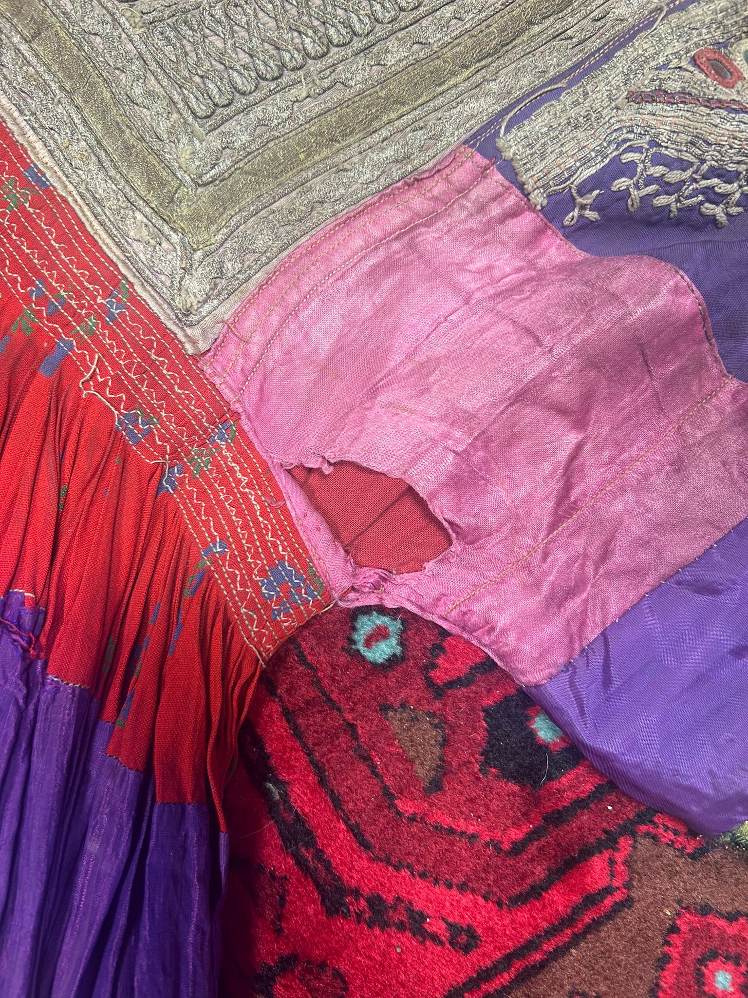 Vintage Embellished Afghan Kuchi Dress