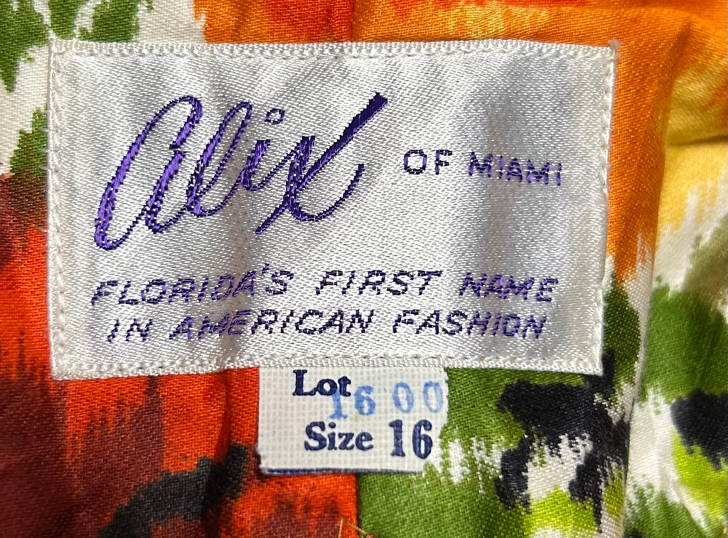 1950s Alix of Miami Cocktail Dress