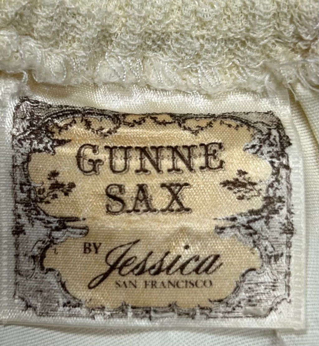 1970s Gunne Sax Off-Shoulder Minidress