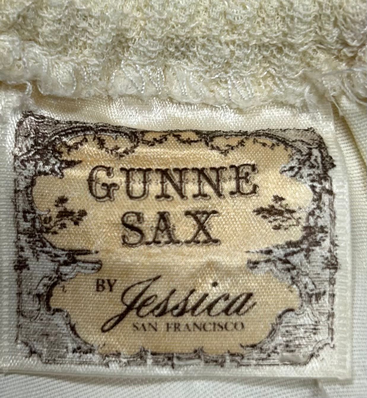 1970s Gunne Sax Off-Shoulder Minidress